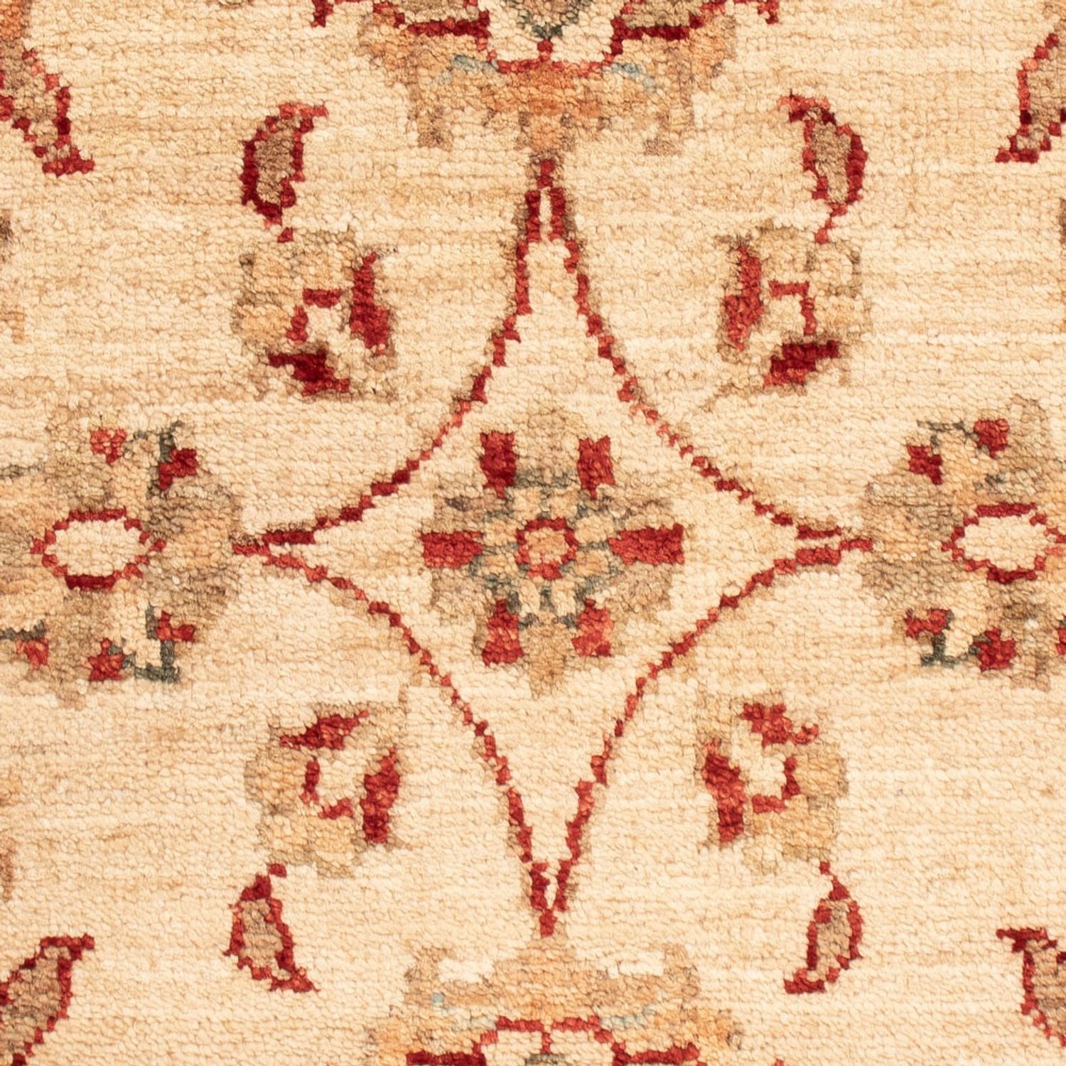 Ziegler Teppich - 70 x 51 cm - beige