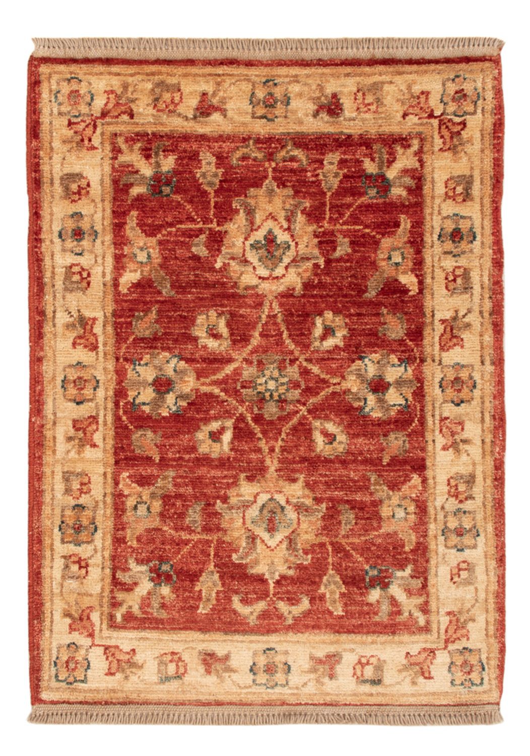 Ziegler Teppich - 70 x 48 cm - rot