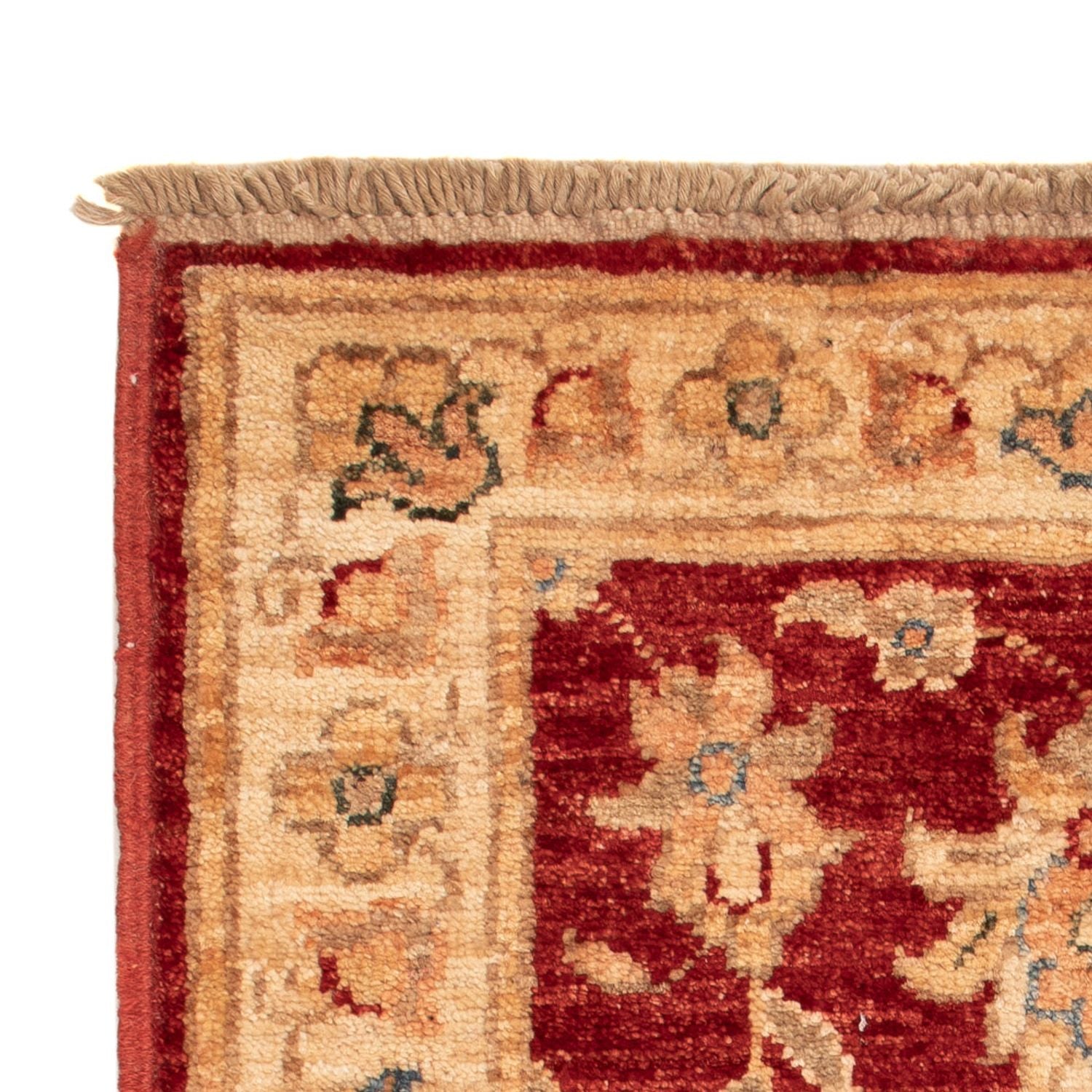 Ziegler Teppich - 72 x 48 cm - rot