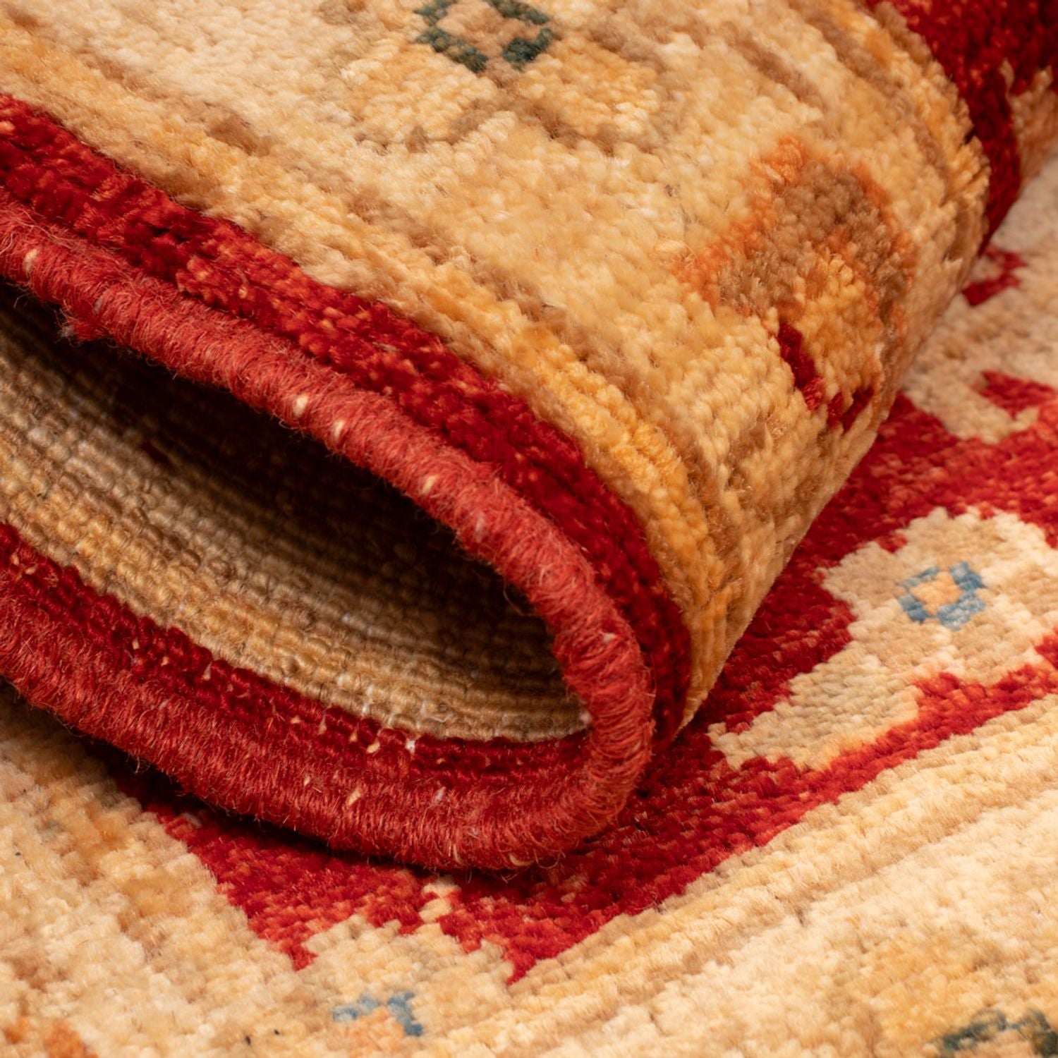 Ziegler Teppich - 72 x 48 cm - rot