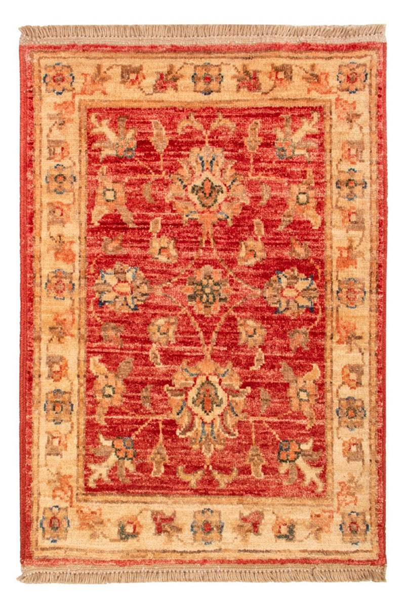 Ziegler Teppich - 74 x 52 cm - rot