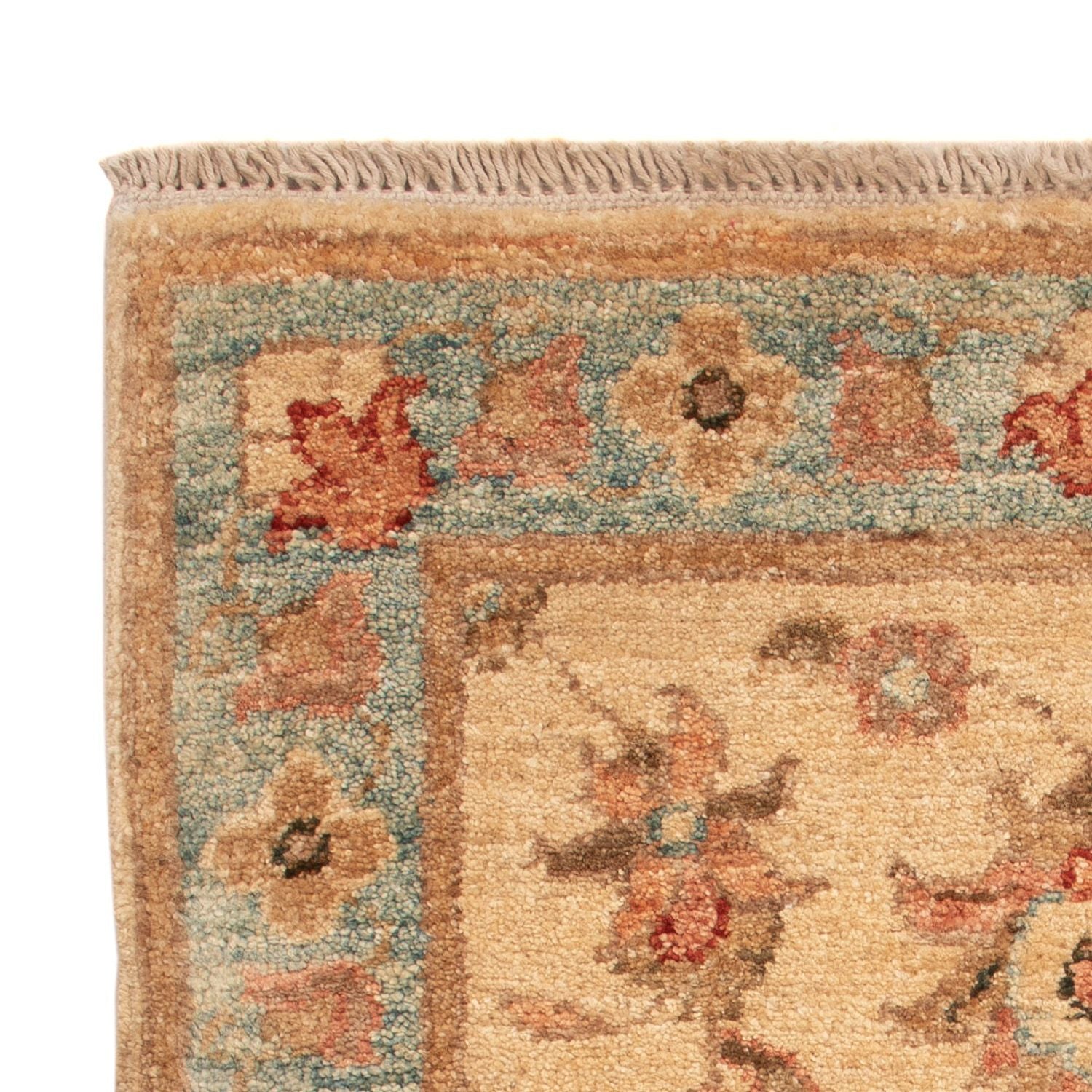 Ziegler Teppich quadratisch  - 70 x 69 cm - beige