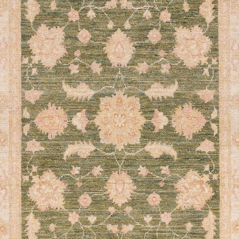 Läufer Ziegler - 365 x 102 cm - olivgrün