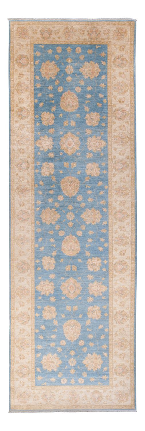 Läufer Ziegler - 394 x 124 cm - blau