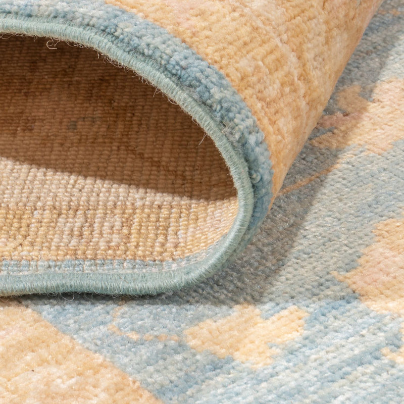 Läufer Ziegler - 394 x 124 cm - blau