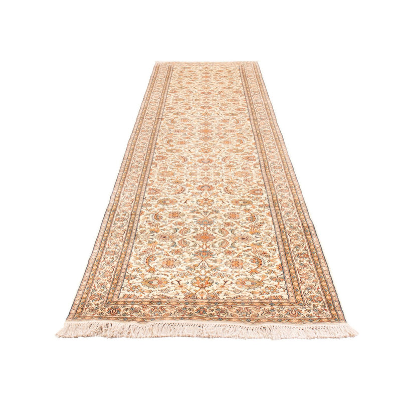Läufer Seiden - Kaschmir Seide - 444 x 94 cm - beige