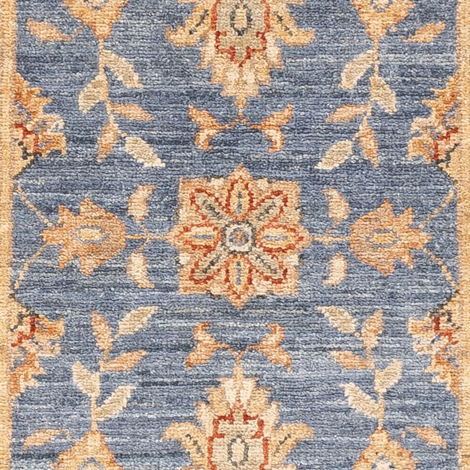 Läufer Ziegler - 147 x 51 cm - blau