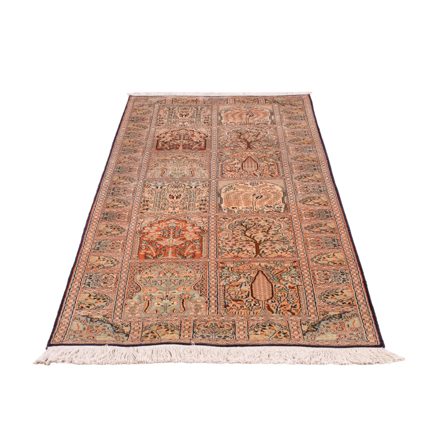 Läufer Seiden - Kaschmir Seide - 237 x 79 cm - beige