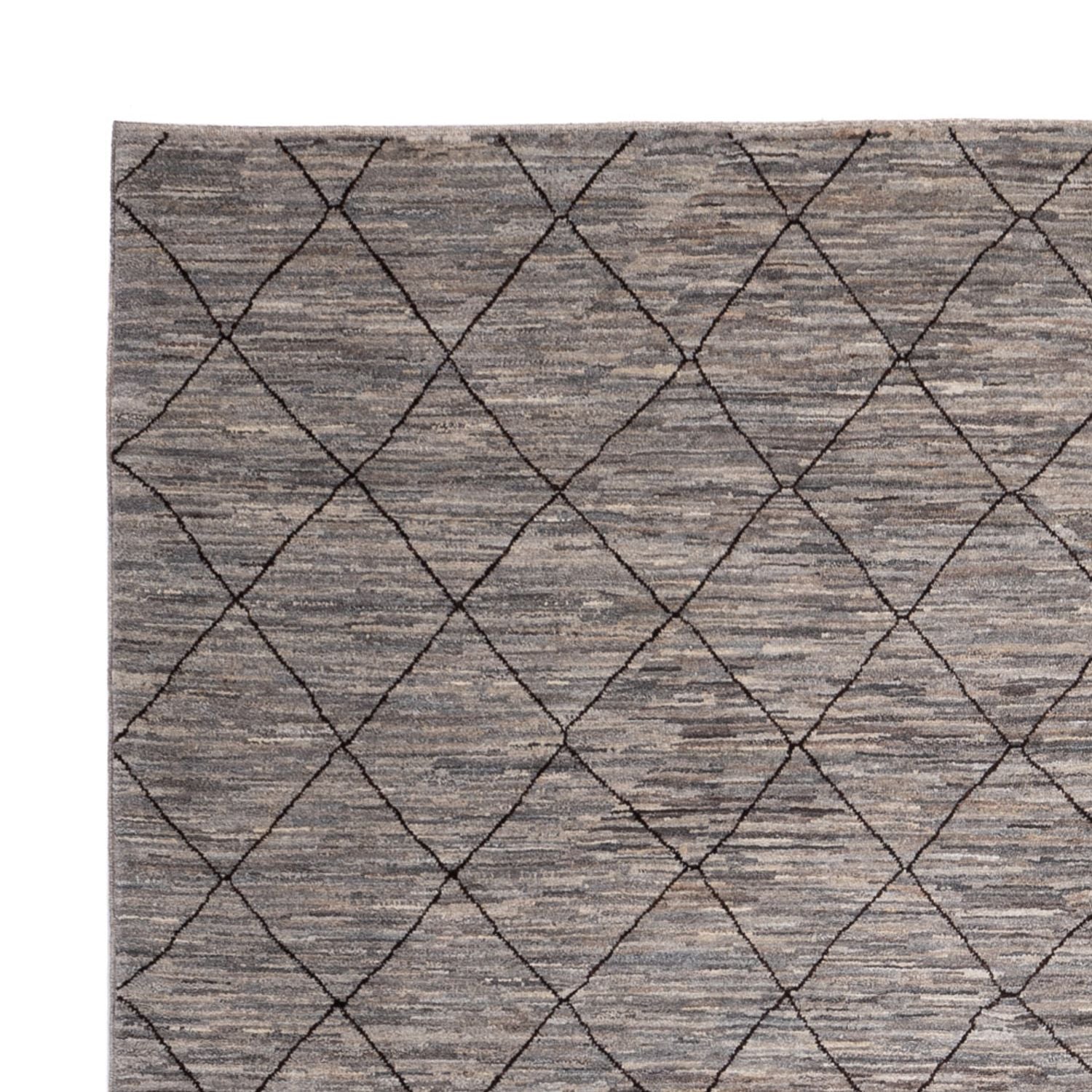 Berber Teppich - 296 x 245 cm - dunkelbeige