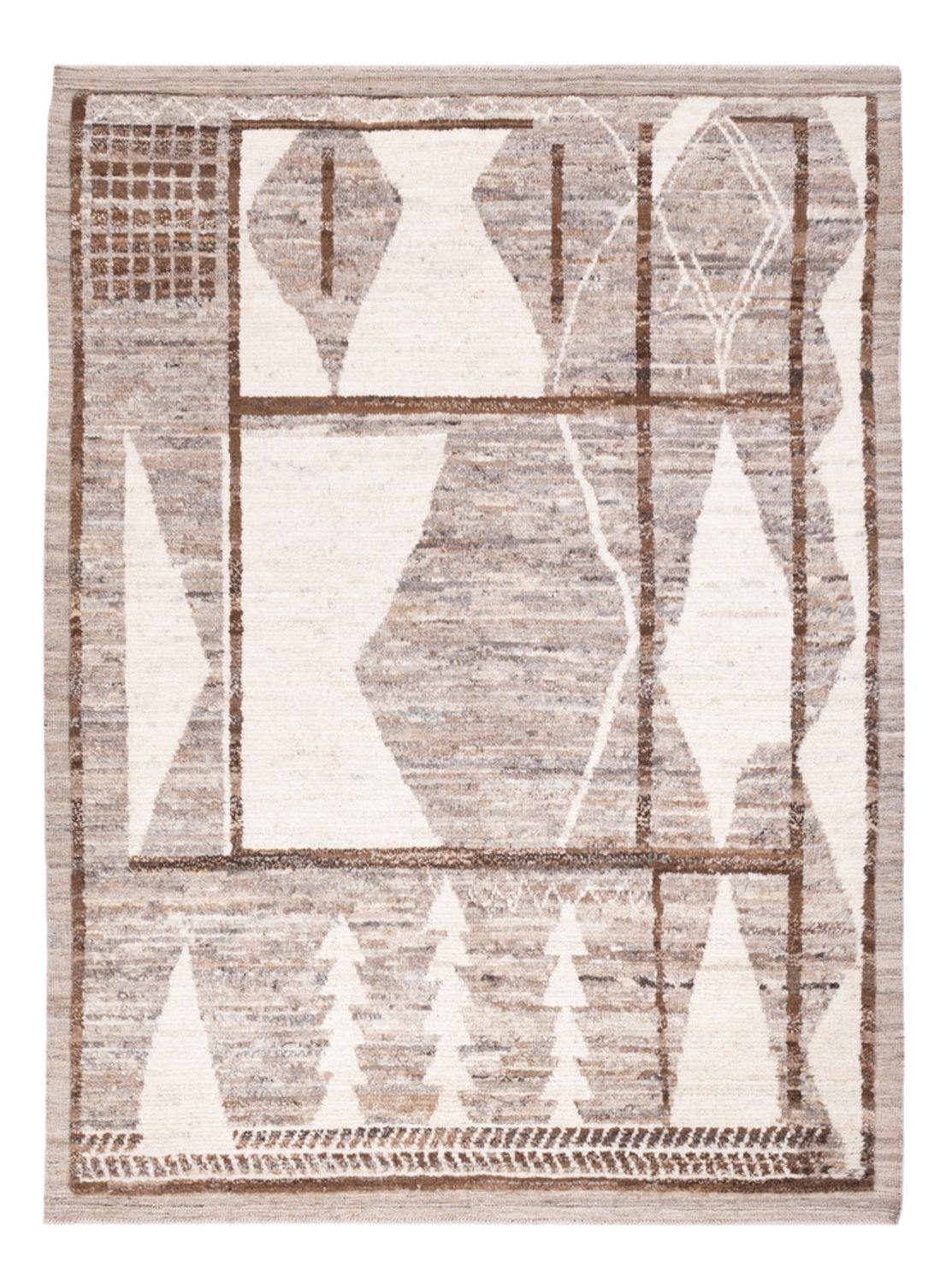 Berber Teppich - 247 x 183 cm - mehrfarbig