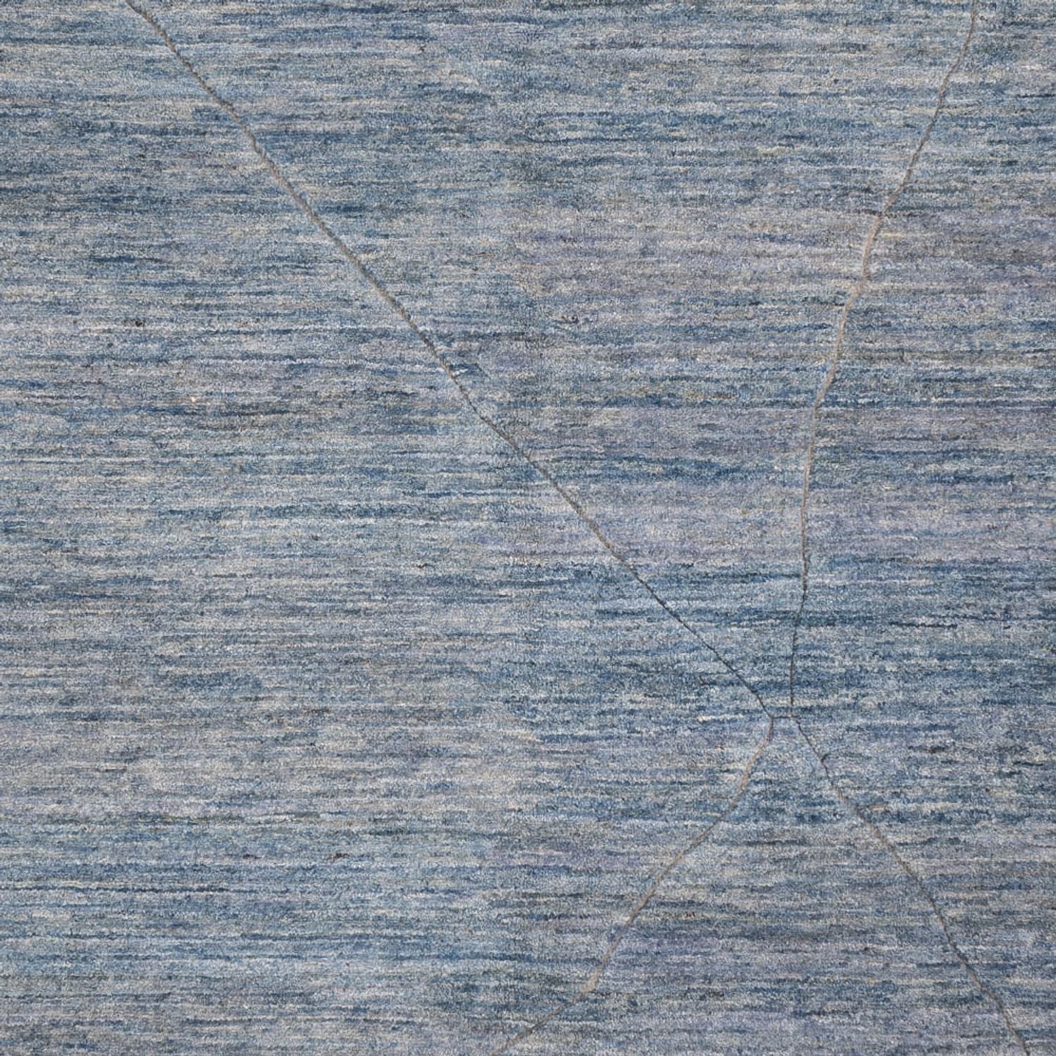 Berber Teppich - 360 x 274 cm - seeblau