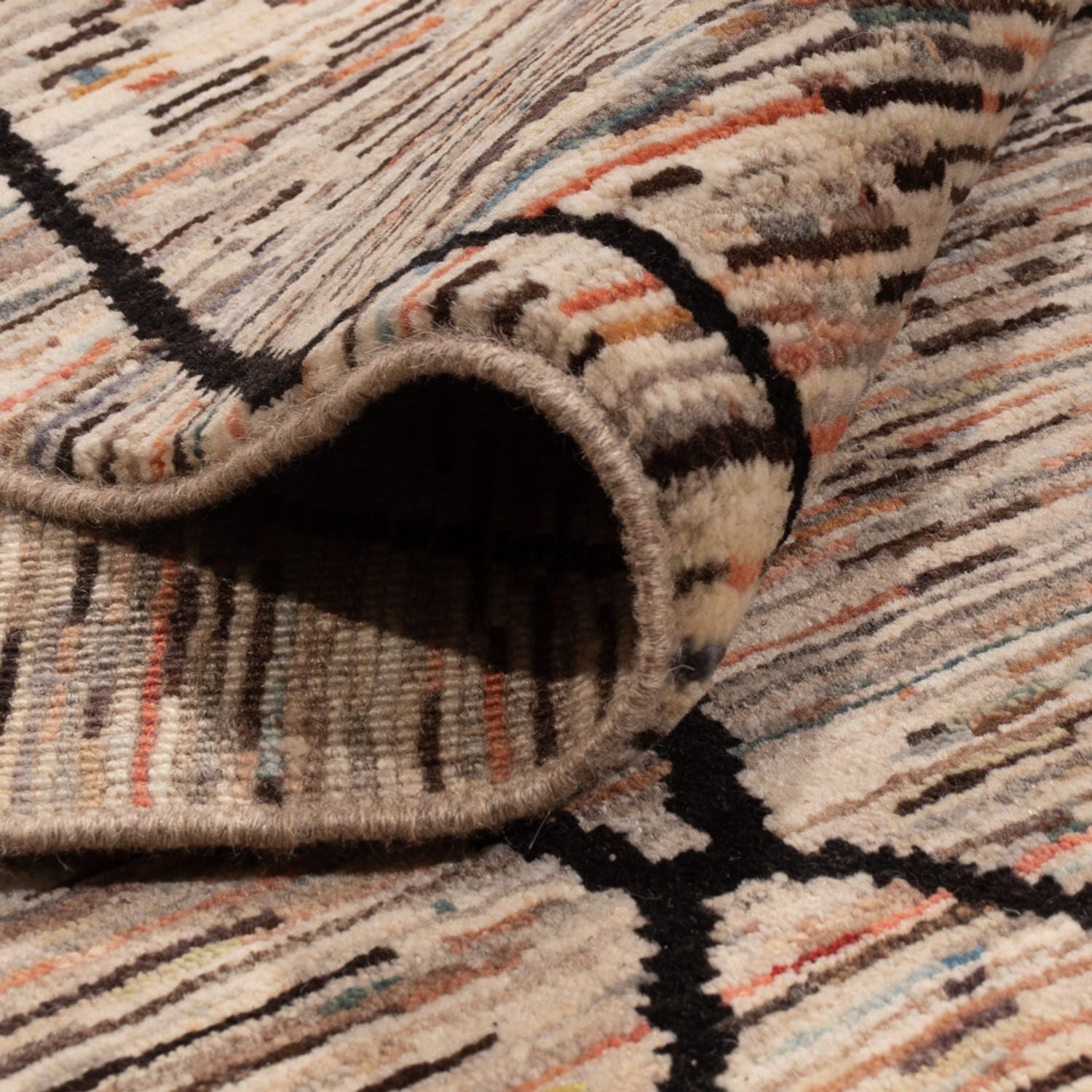 Berber Teppich - 284 x 218 cm - dunkelbeige