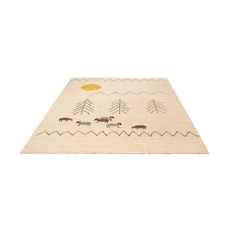 Berber Teppich - 241 x 172 cm - natur