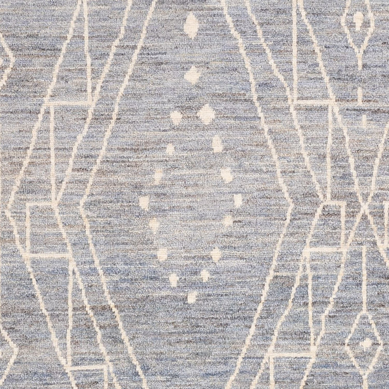 Berber Teppich - 208 x 148 cm - seeblau