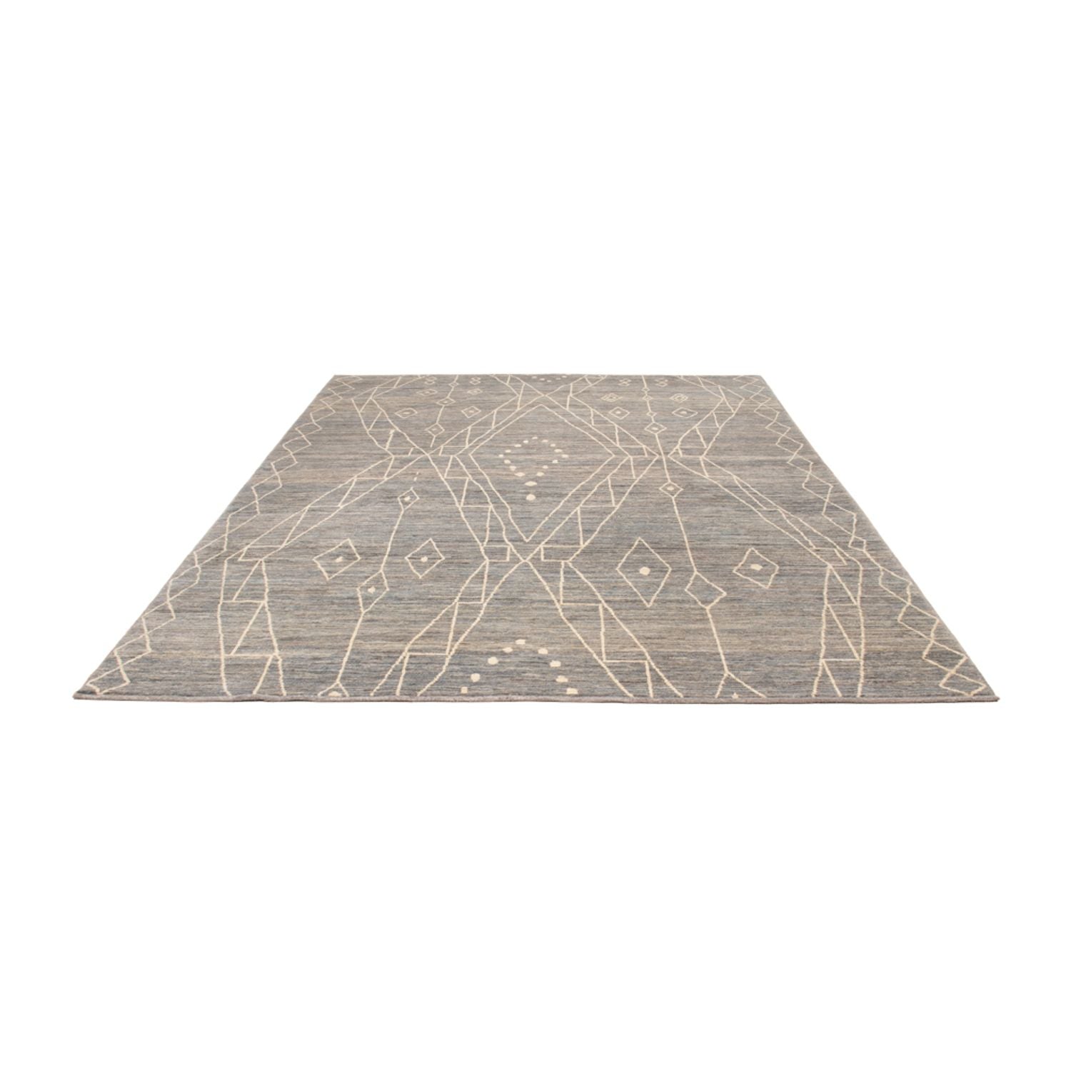 Berber Teppich - 288 x 204 cm - seeblau