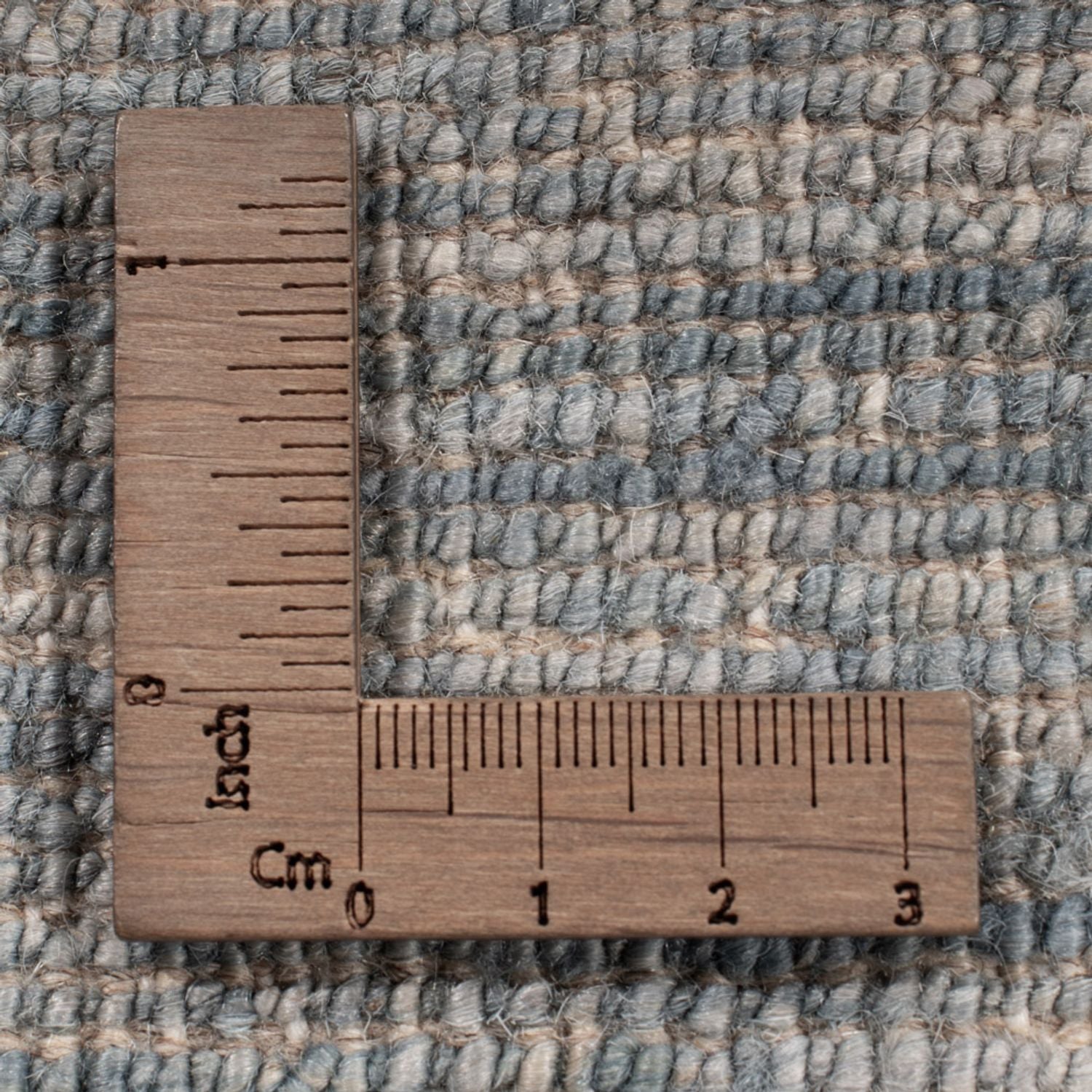 Berber Teppich - 298 x 258 cm - seeblau