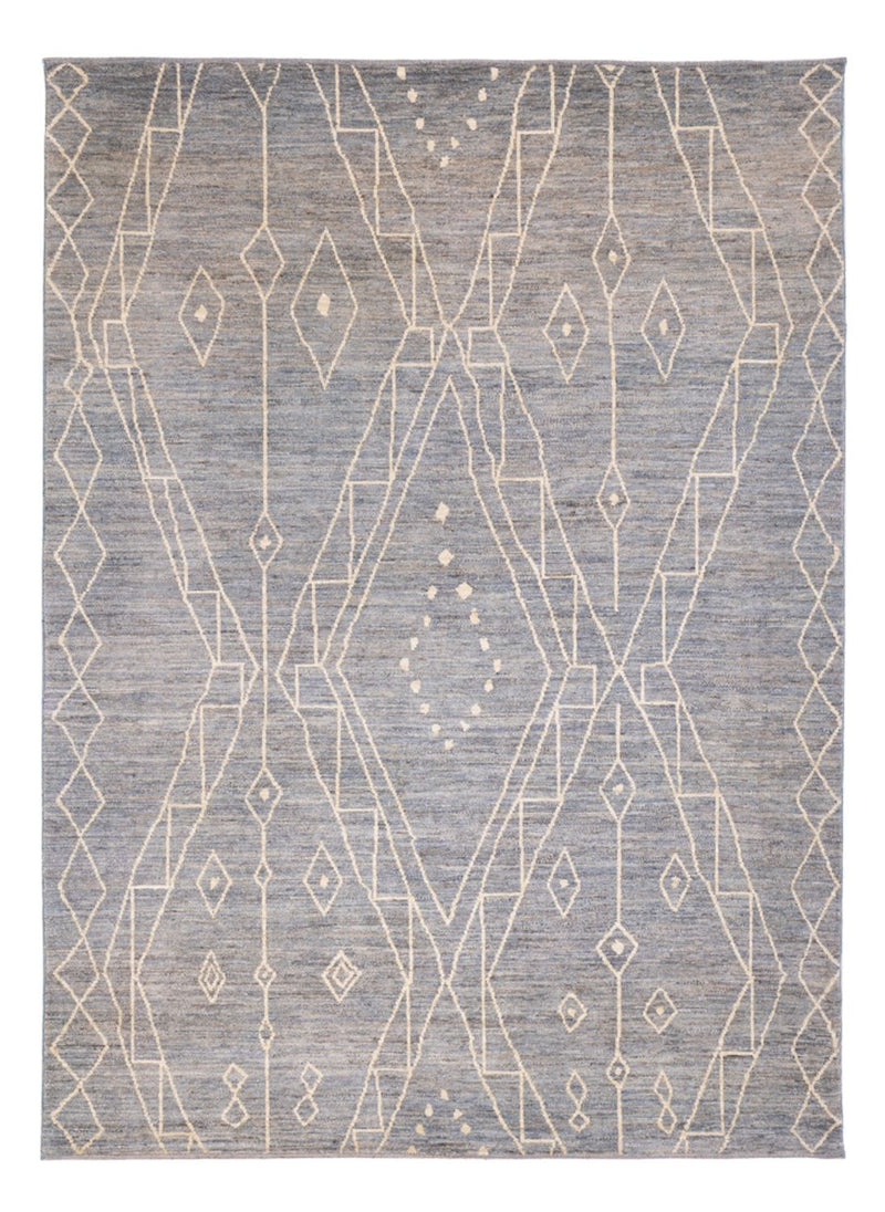 Berber Teppich - 245 x 173 cm - seeblau
