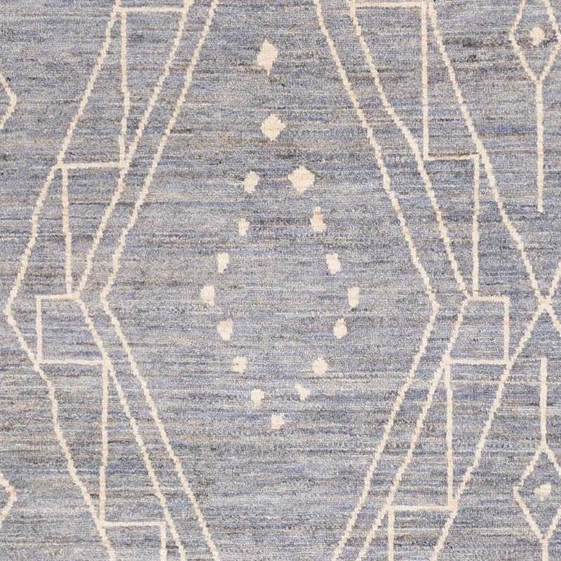Berber Teppich - 245 x 173 cm - seeblau