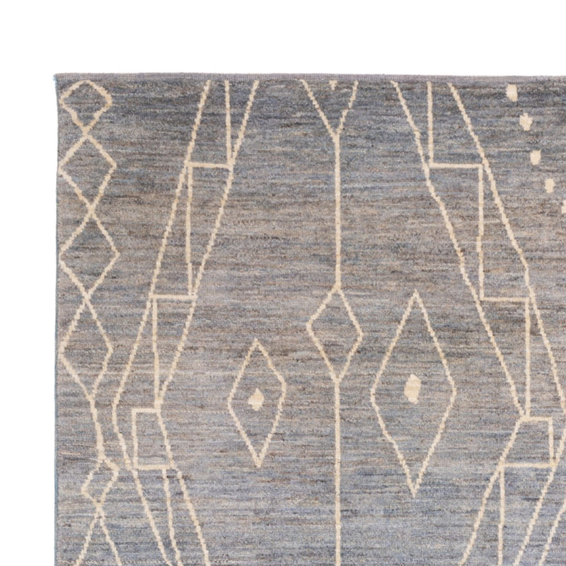 Berber Teppich - 245 x 173 cm - seeblau