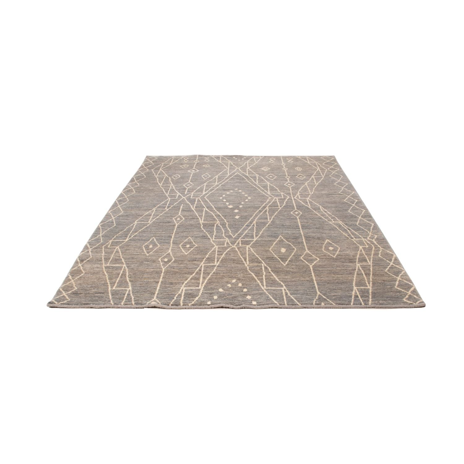Berber Teppich - 245 x 173 cm - seeblau