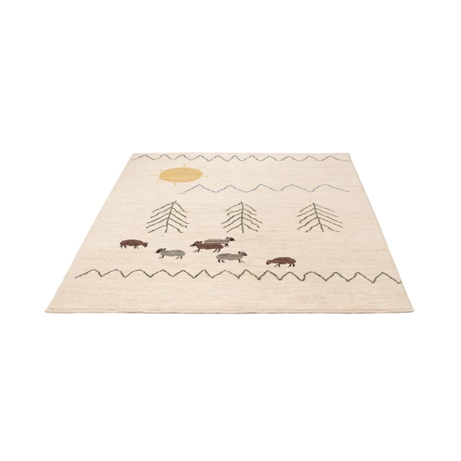 Berber Teppich - 200 x 146 cm - creme