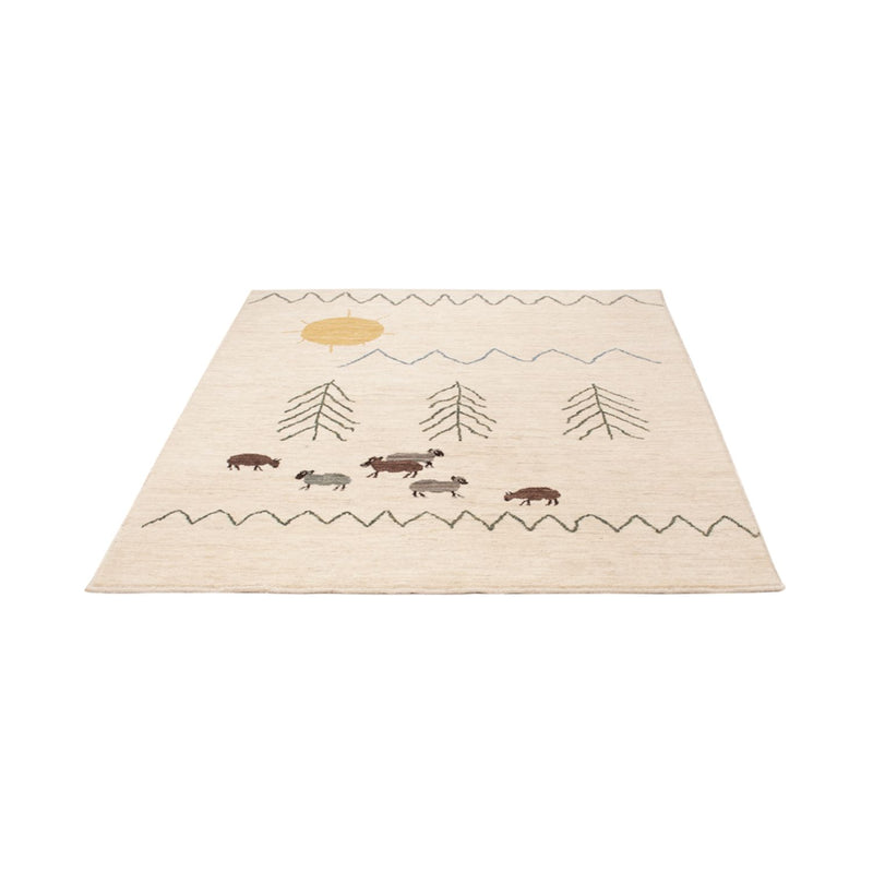 Berber Teppich - 200 x 146 cm - creme