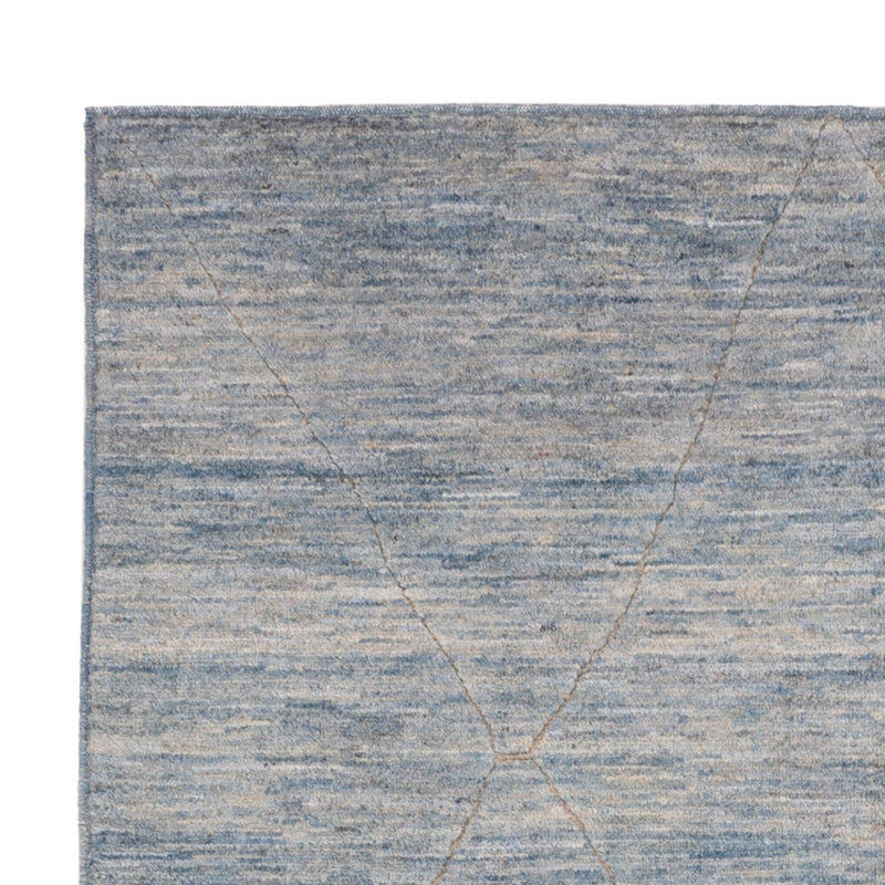 Berber Teppich - 196 x 154 cm - seeblau