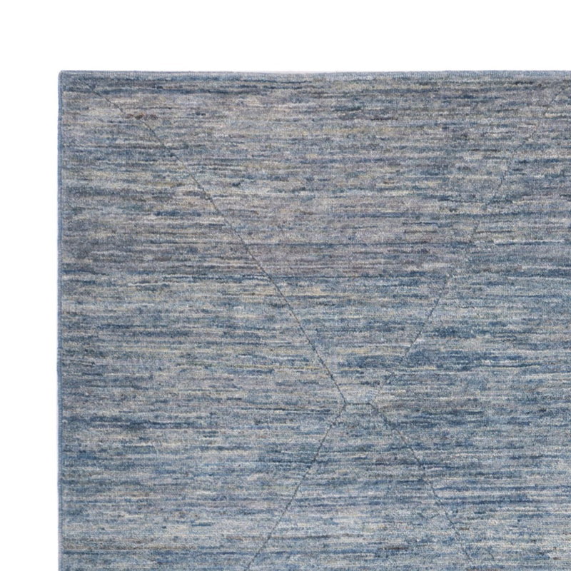 Berber Teppich - 242 x 172 cm - seeblau