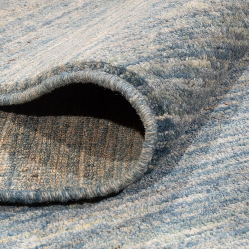 Berber Teppich - 242 x 172 cm - seeblau