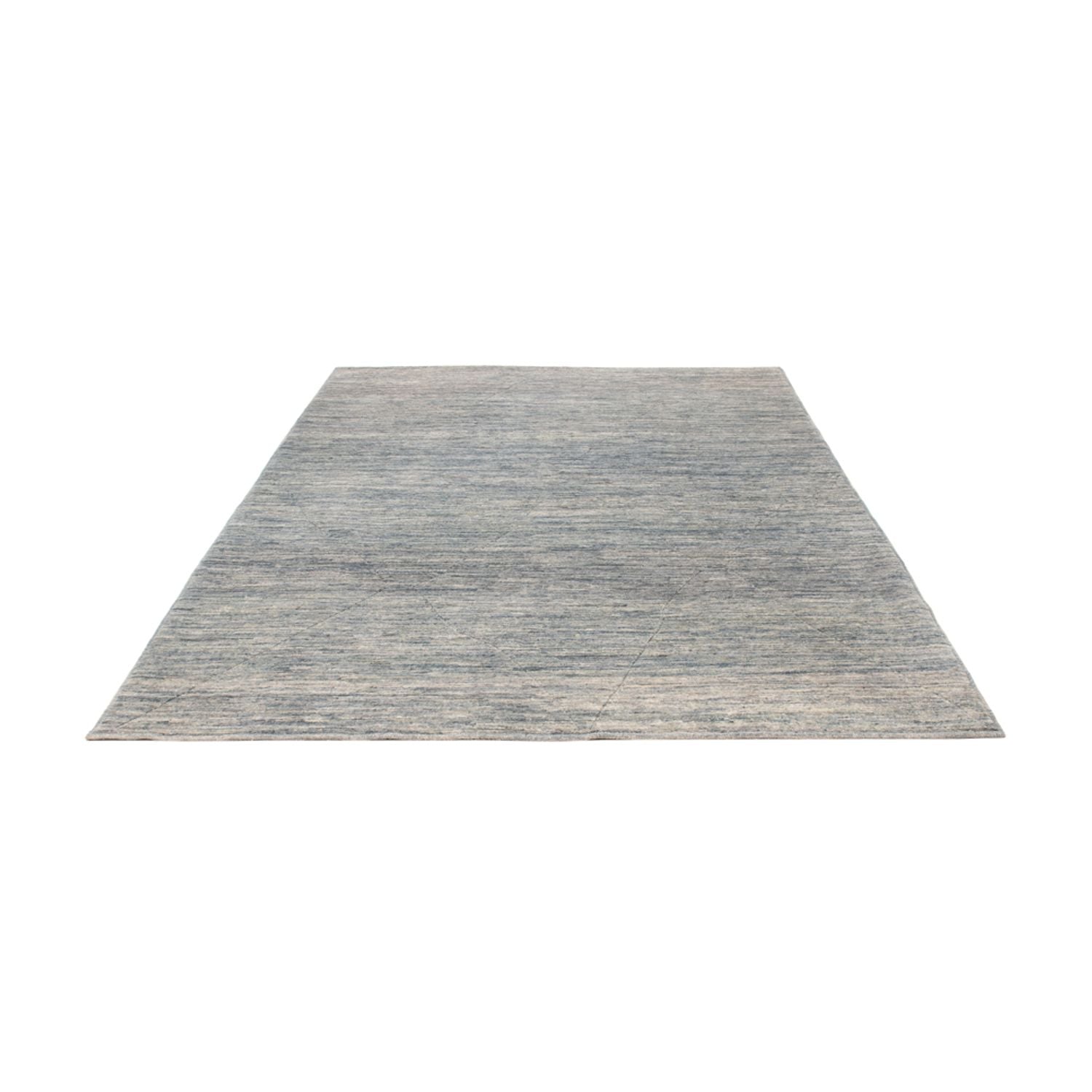 Berber Teppich - 242 x 172 cm - seeblau
