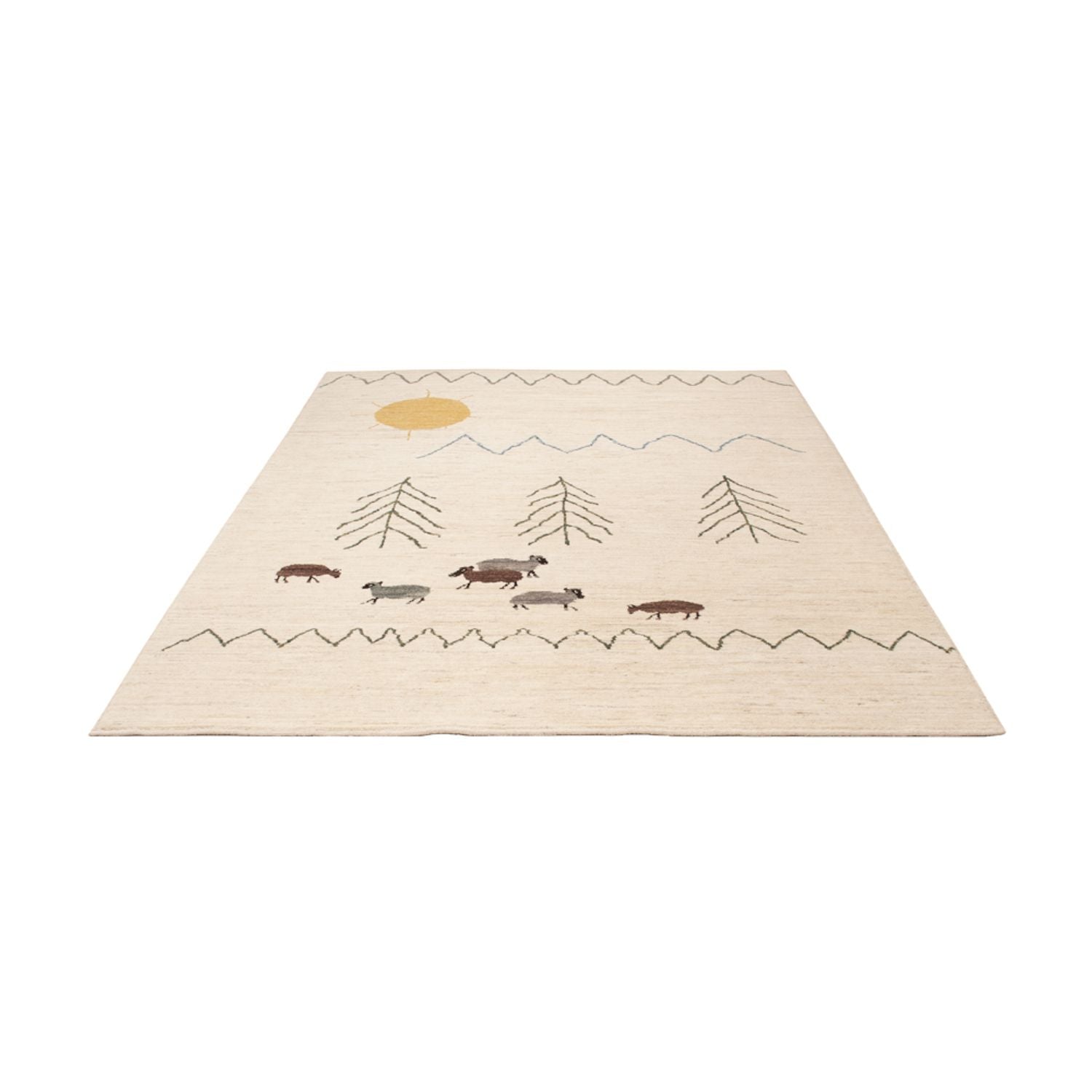 Berber Teppich - 232 x 170 cm - creme