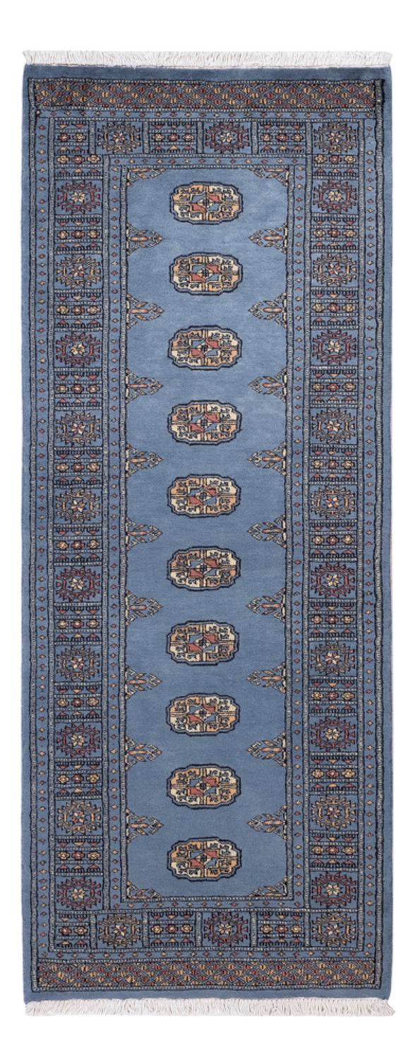 Läufer Pakistan - 201 x 77 cm - blau