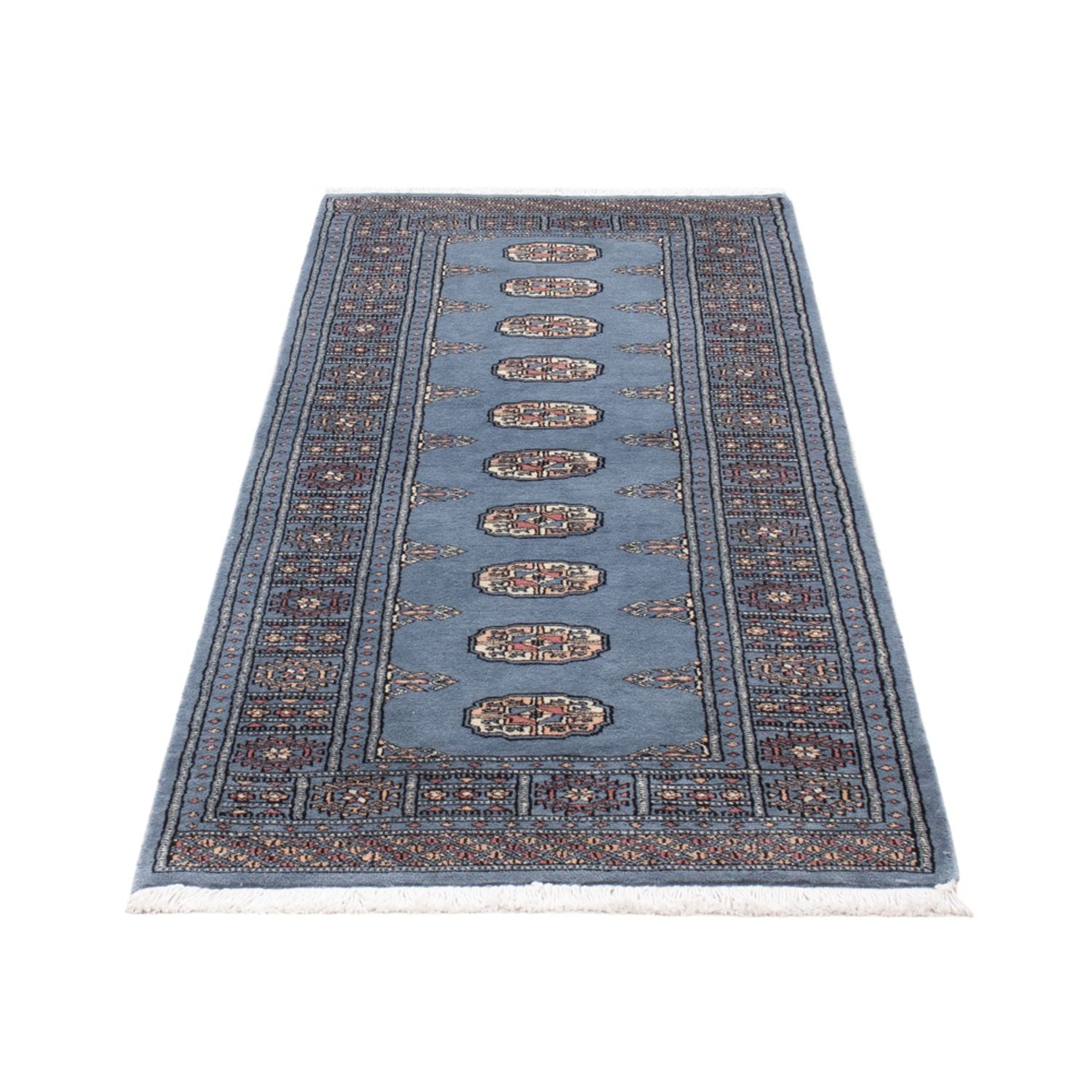 Läufer Pakistan - 201 x 77 cm - blau