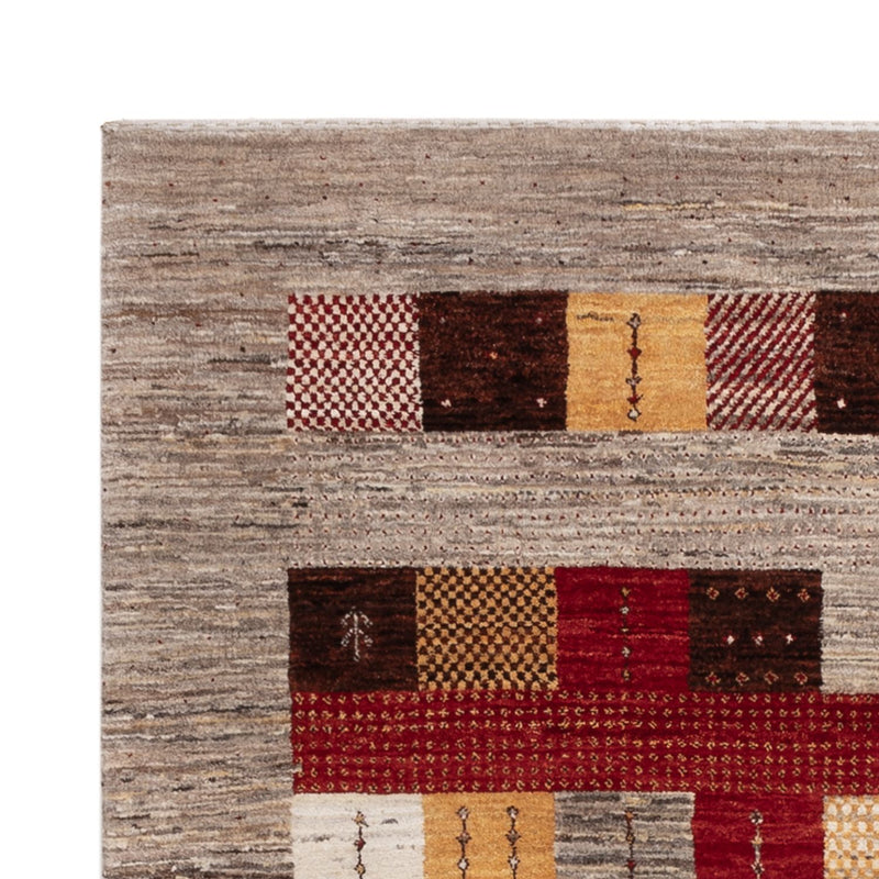Gabbeh Teppich - Loribaft Indus - 193 x 145 cm - mehrfarbig