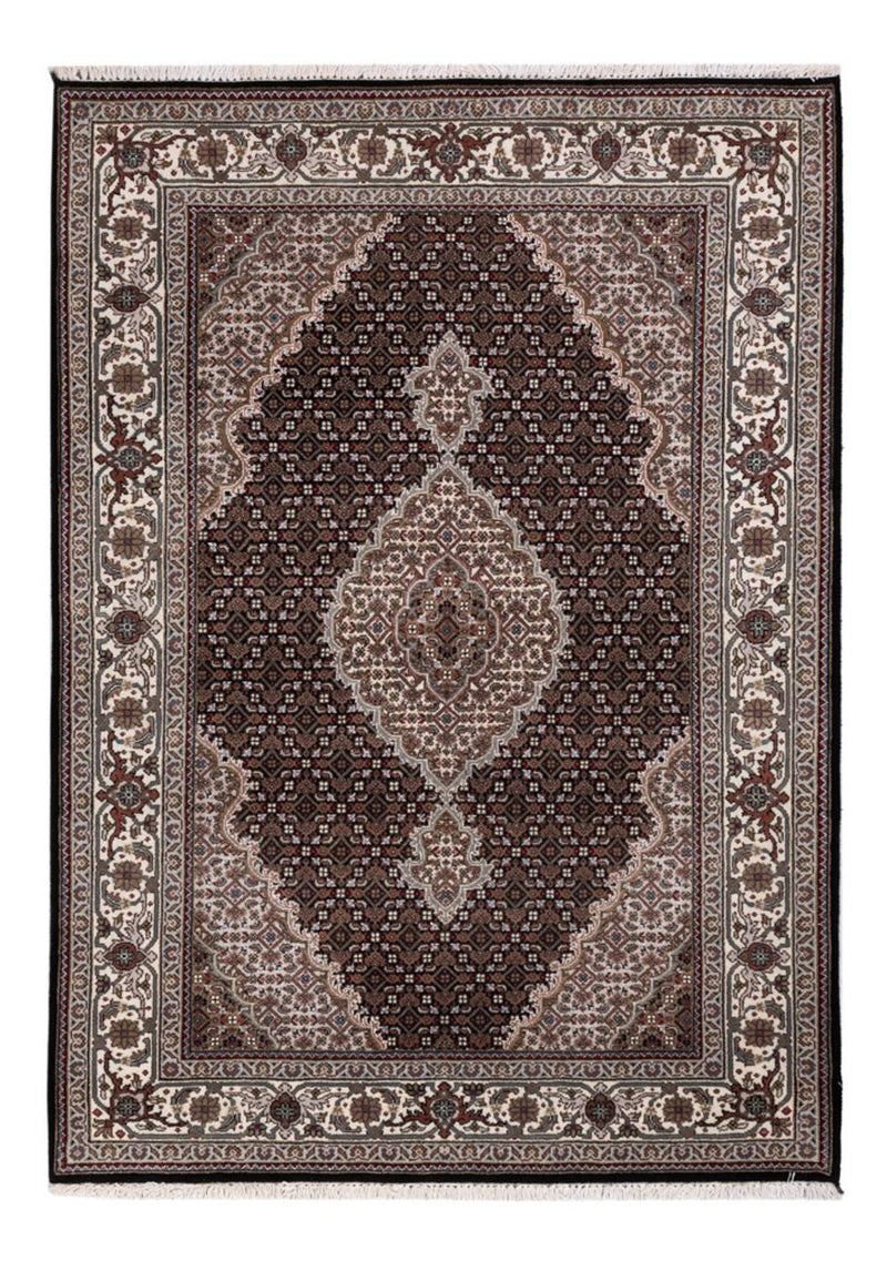 Orientteppich - Täbriz - 196 x 141 cm - dunkelgrau
