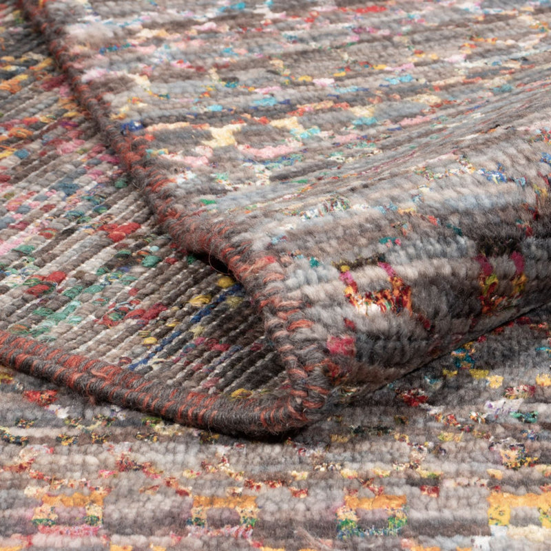 Designer Teppich - 304 x 249 cm - dunkelblau