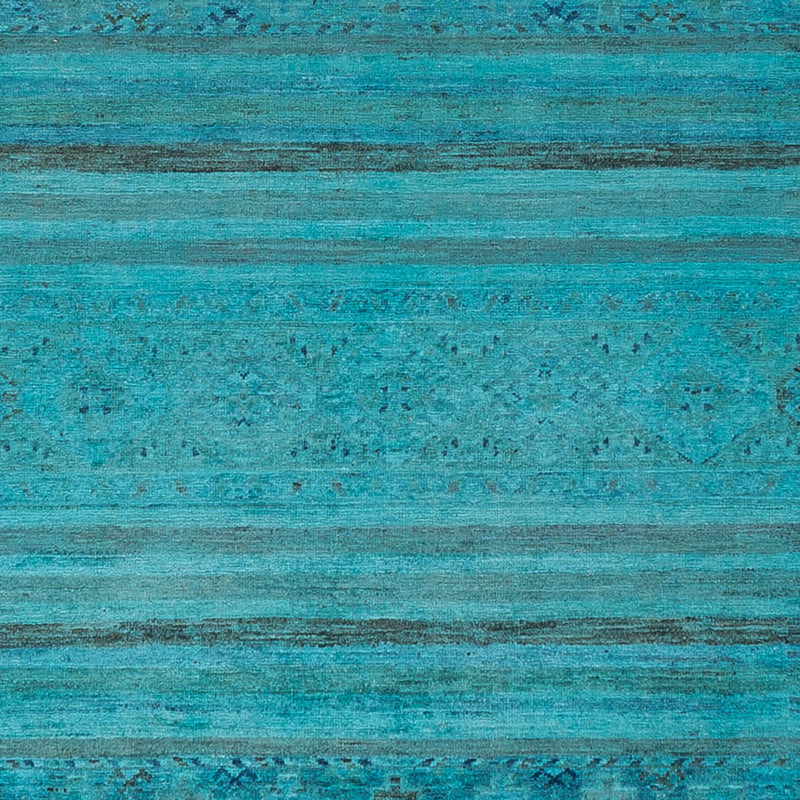 Designer Teppich - 300 x 247 cm - türkis