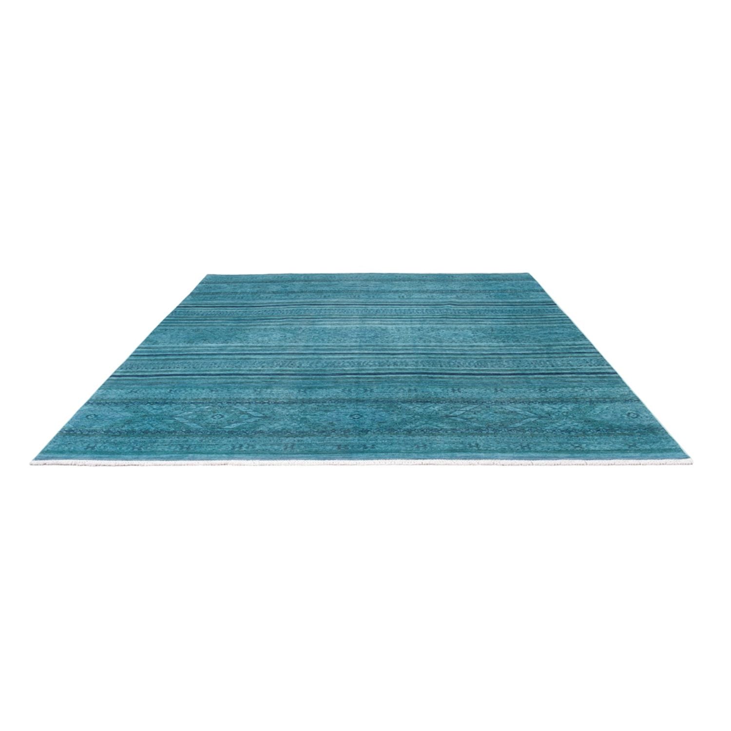 Designer Teppich - 288 x 240 cm - türkis