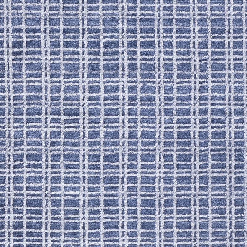 Designer Teppich - 302 x 248 cm - blau