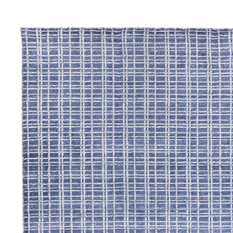 Designer Teppich - 302 x 248 cm - blau