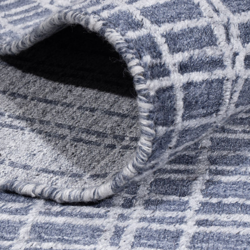 Designer Teppich - 302 x 248 cm - blau