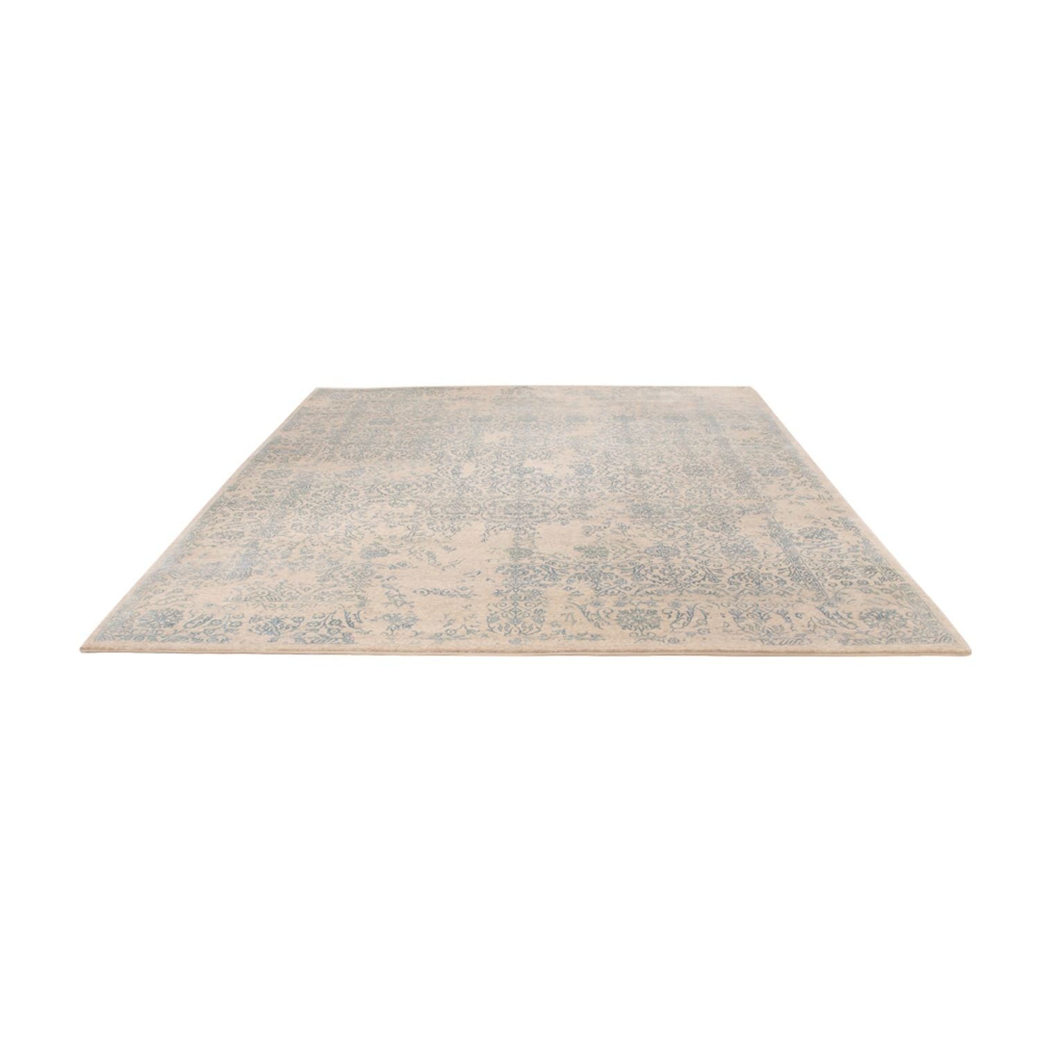 Designer Teppich - 289 x 241 cm - hellblau