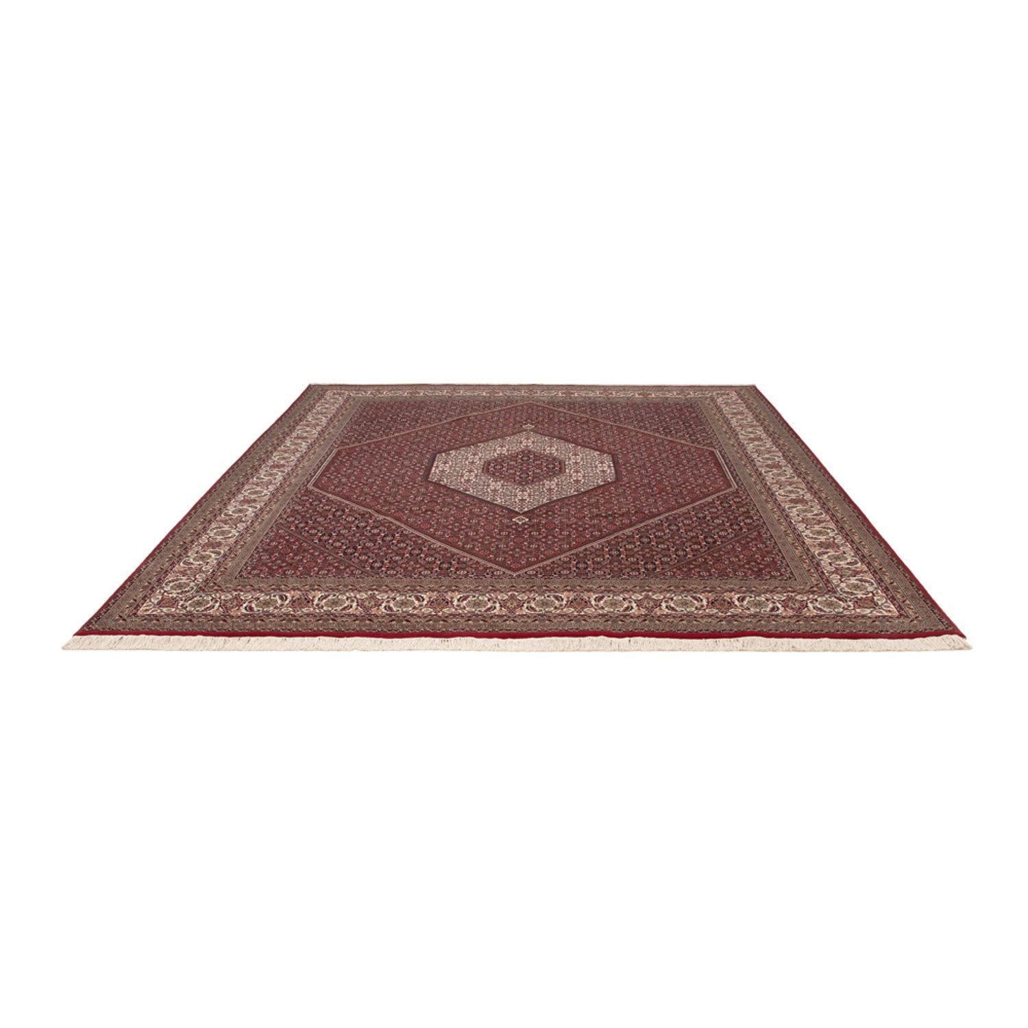 Orientteppich - Bidjar - Indus - 304 x 251 cm - dunkelrot