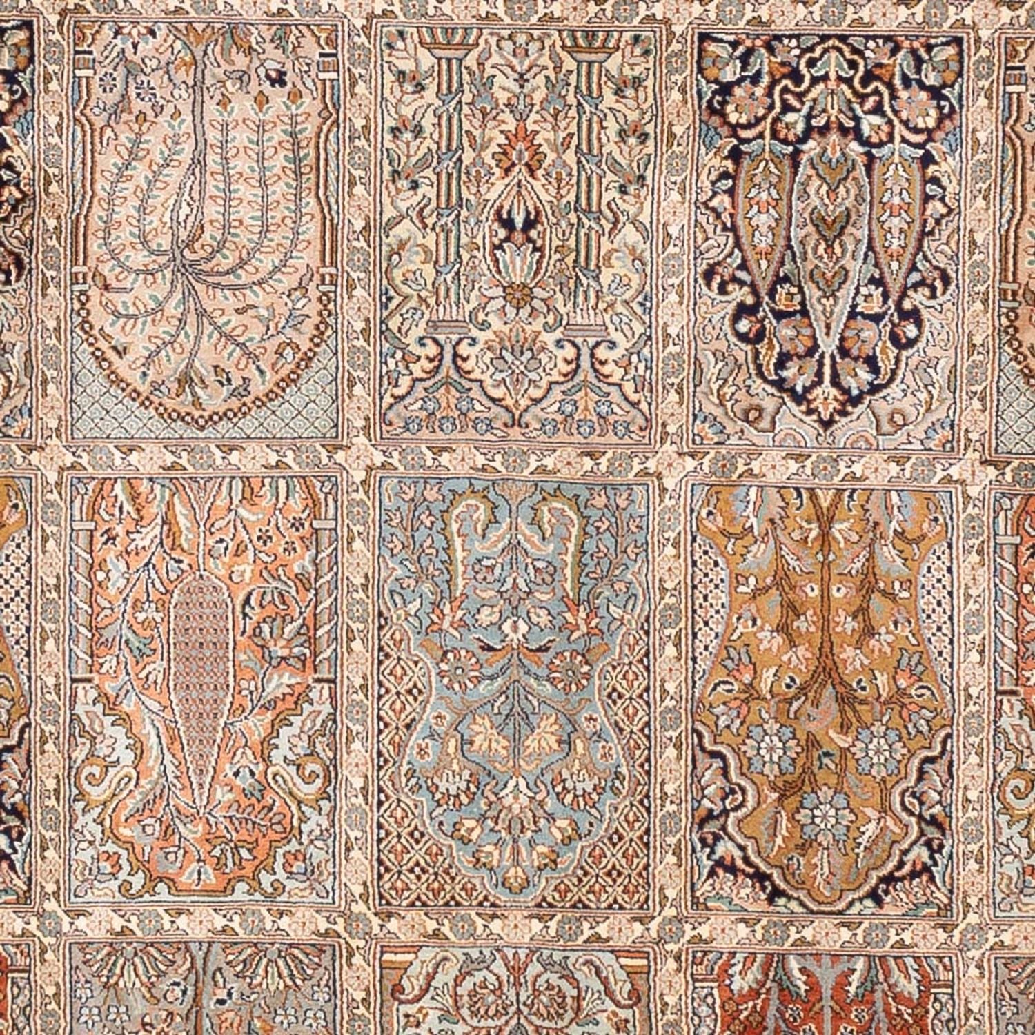 Seidenteppich - Kaschmir Seide - 307 x 250 cm - mehrfarbig