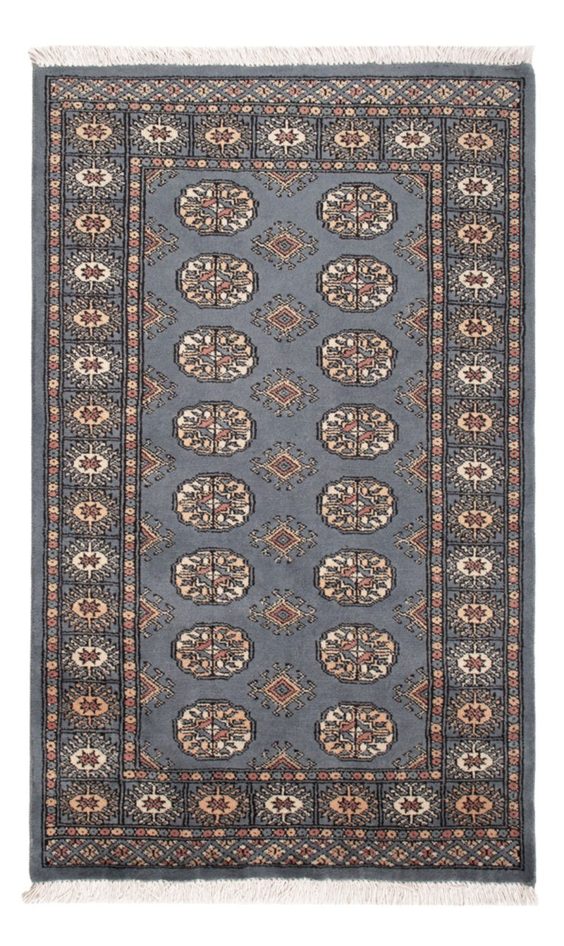 Pakistan Teppich - 152 x 93 cm - hellblau