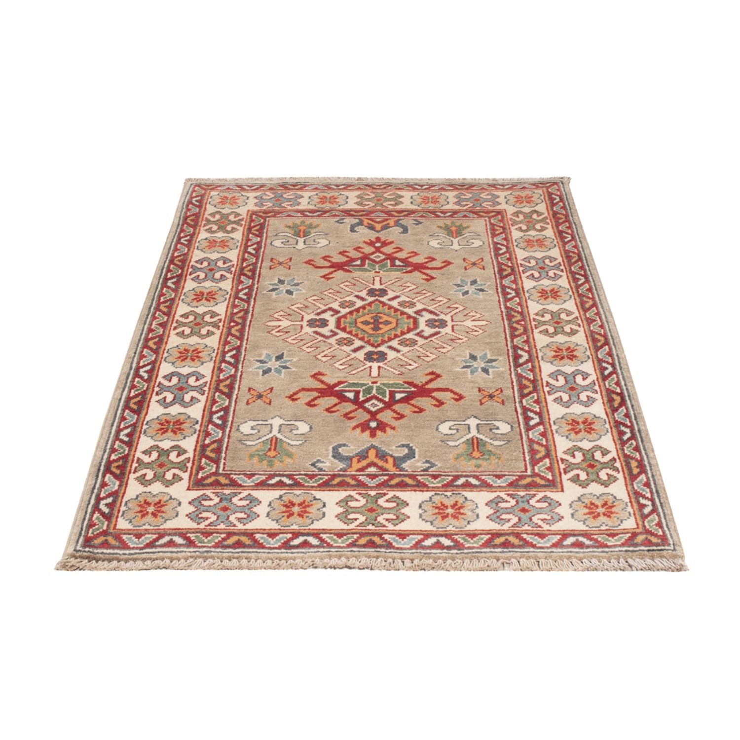 Ziegler Teppich - Kazak - 126 x 81 cm - hellgrün
