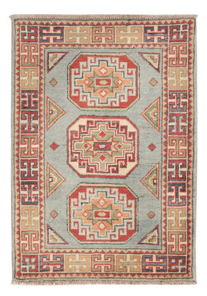 Ziegler Teppich - Kazak - 91 x 62 cm - hellblau