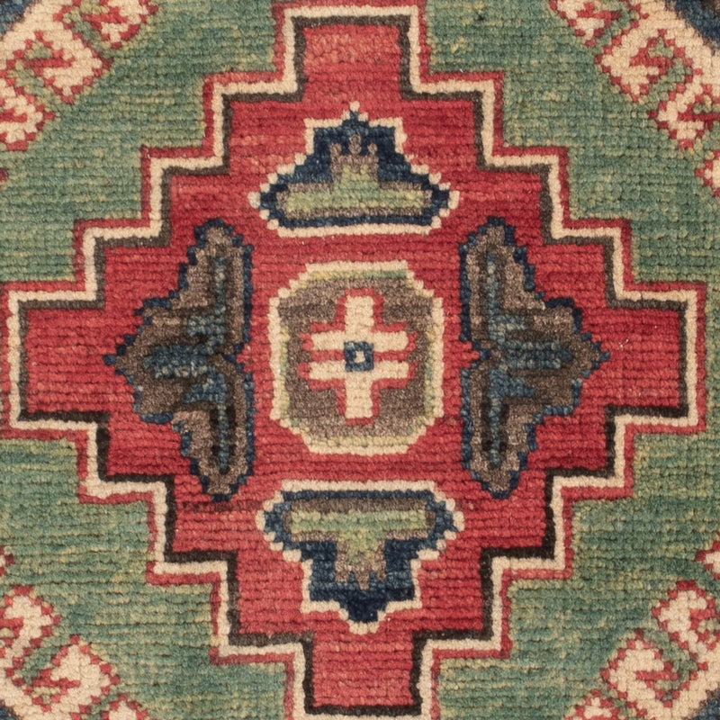 Ziegler Teppich - Kazak - 90 x 60 cm - grün