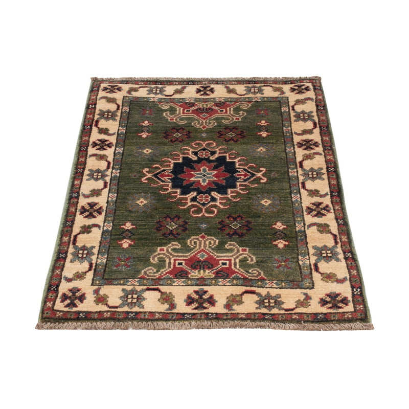 Ziegler Teppich - Kazak - 94 x 60 cm - grün