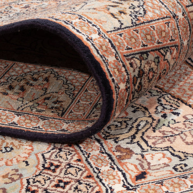 Läufer Seiden - Kaschmir Seide - 236 x 80 cm - dunkelbeige